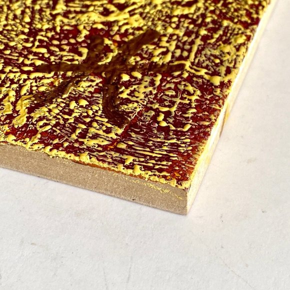 Digging Deep - Original Abstract Art Encaustic Wax Painting 8x10in Home Decor - Picture 6 of 12